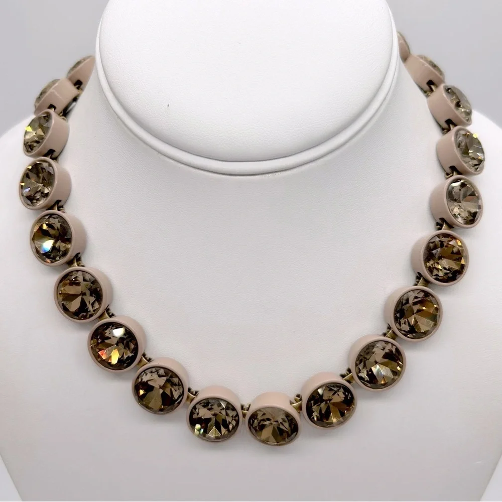J. Crew Taupe Brulee Necklace